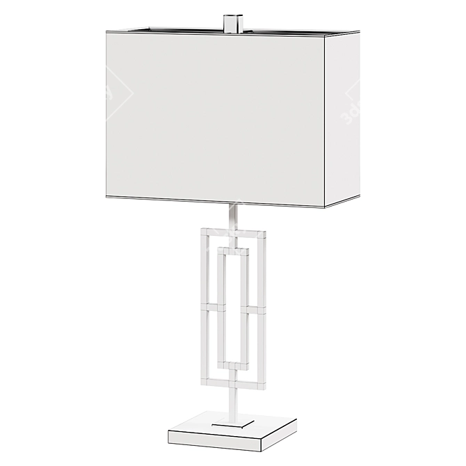Yara Gold Leaf Table Lamps Set 3D model image 2