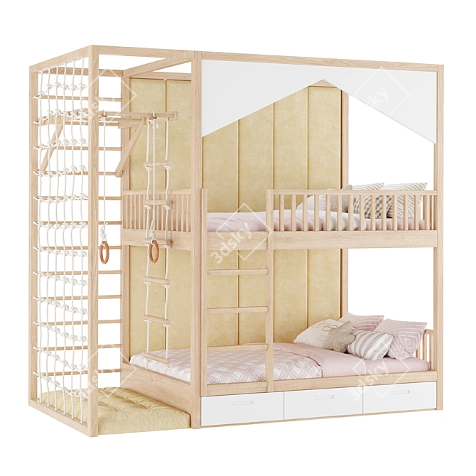 Kids' Customizable High-Quality Furniture 3D model image 2