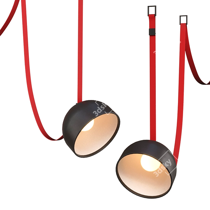 Modern Pendant Light 3D Model 3D model image 1