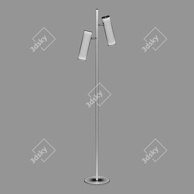 Eurosvet Barre Floor Lamp 01087/2 3D model image 2