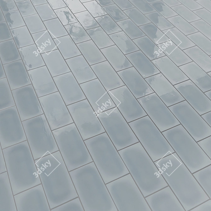 Glossy Avellino Ceramic Wall Tiles 3D model image 1