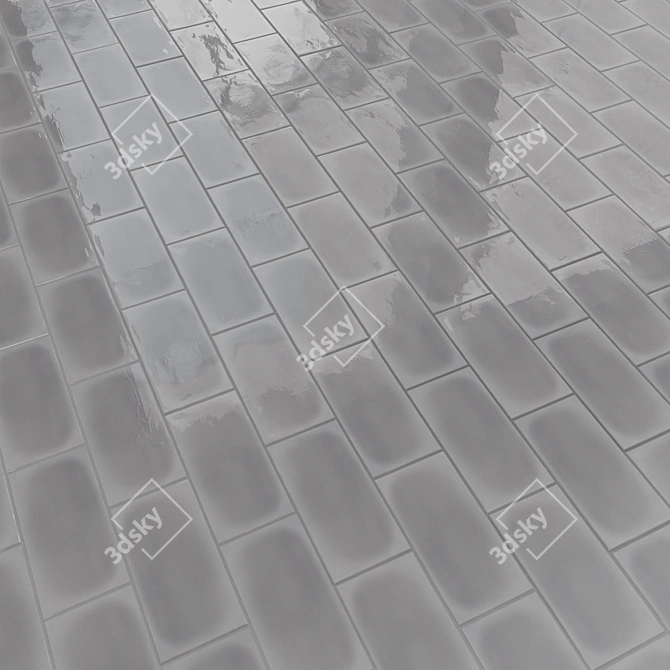 Glossy Avellino Ceramic Wall Tiles 3D model image 3