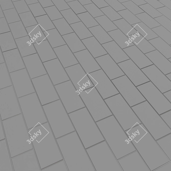 Glossy Avellino Ceramic Wall Tiles 3D model image 5