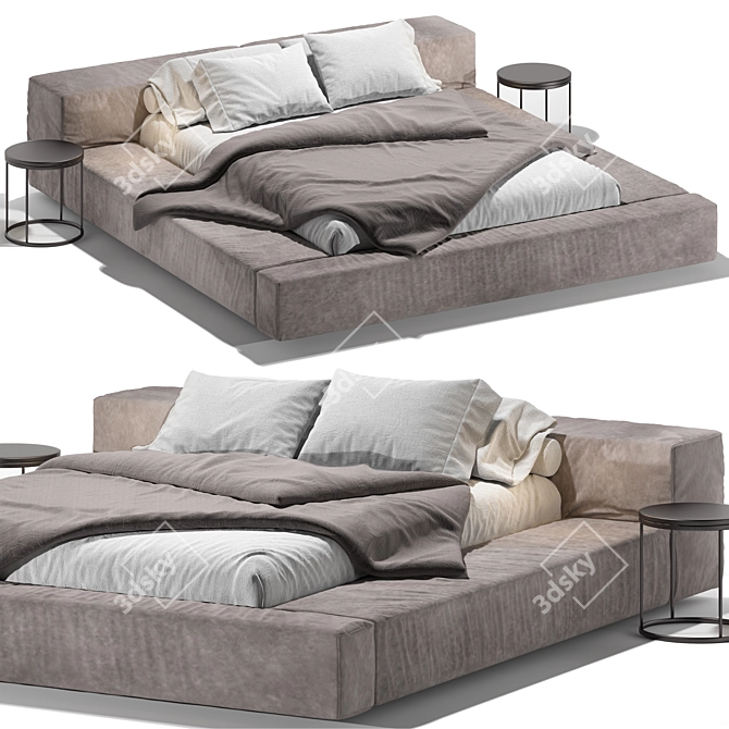 Modular LivingDivani Wall Bed 3D model image 1