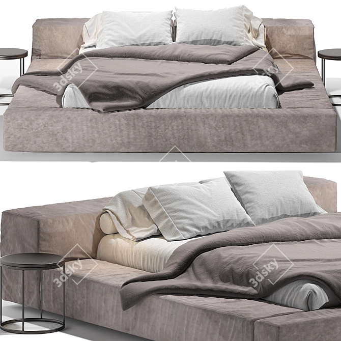 Modular LivingDivani Wall Bed 3D model image 2