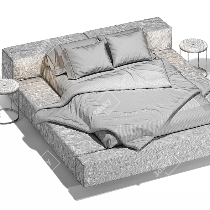 Modular LivingDivani Wall Bed 3D model image 3