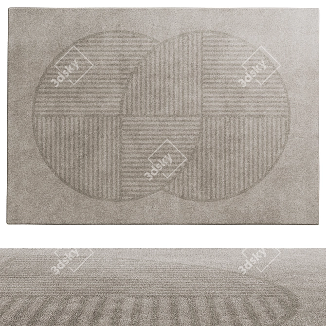 Benuta Tacoma Rug Set 3D model image 3
