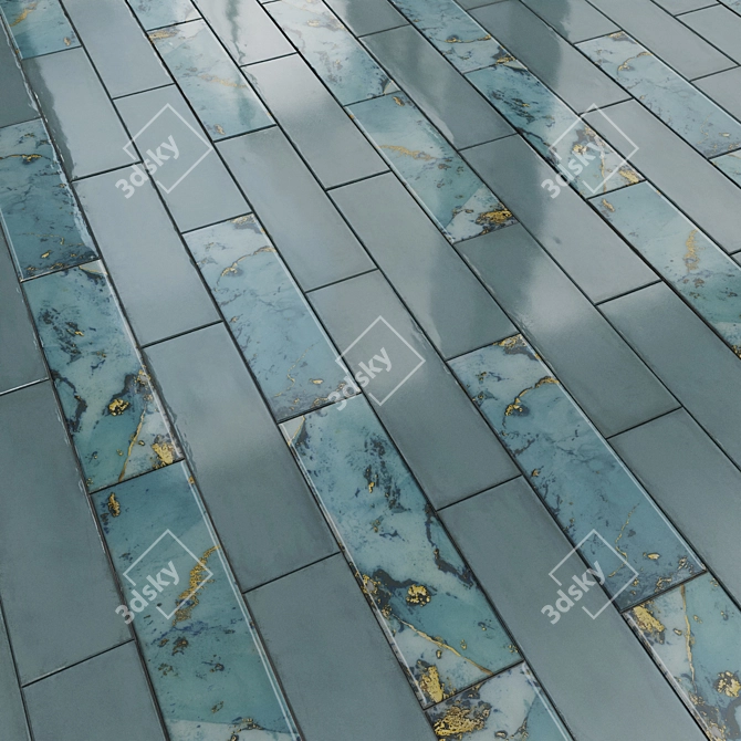 Milano Darsena Blue Decor 3D model image 4