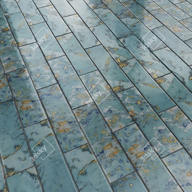 Milano Darsena Blue Decor 3D model image 6