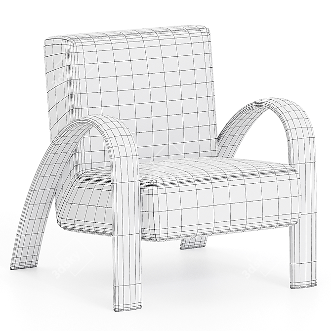 Timeless GRANDMA Light Armchair 3D model image 3