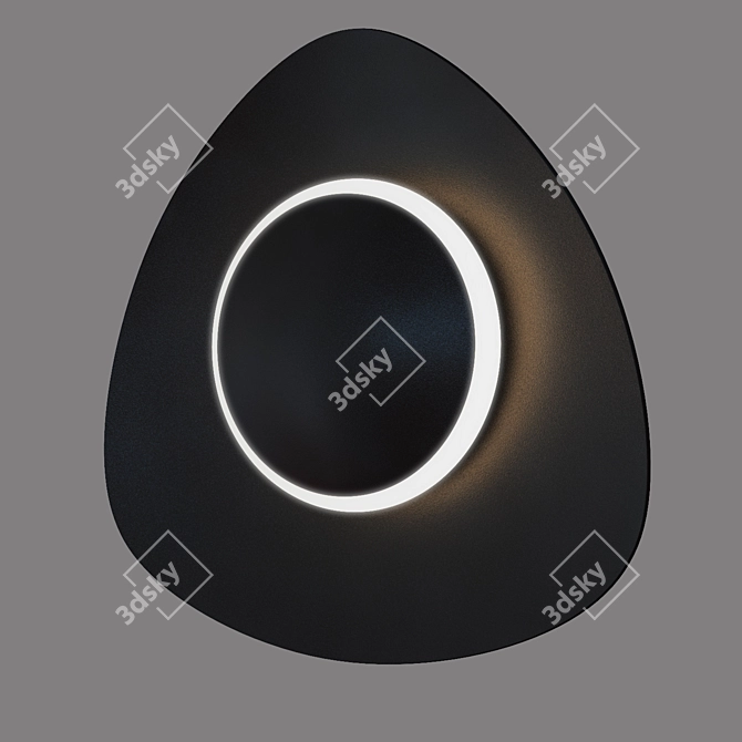 Eurosvet LED Wall Light Scuro 3D model image 2