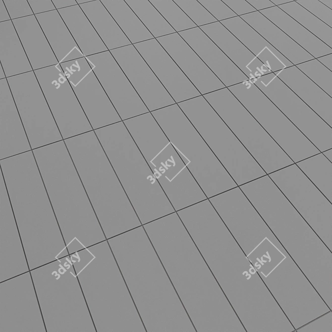Distinto Wood Brown Matte 15x60 3D model image 5