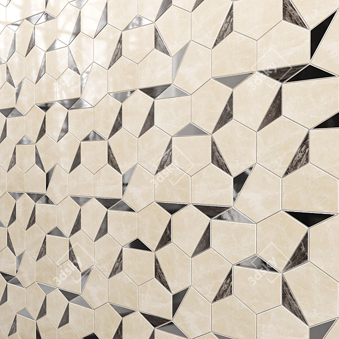 Marvel Edge Gold Hex Collection 3D model image 2