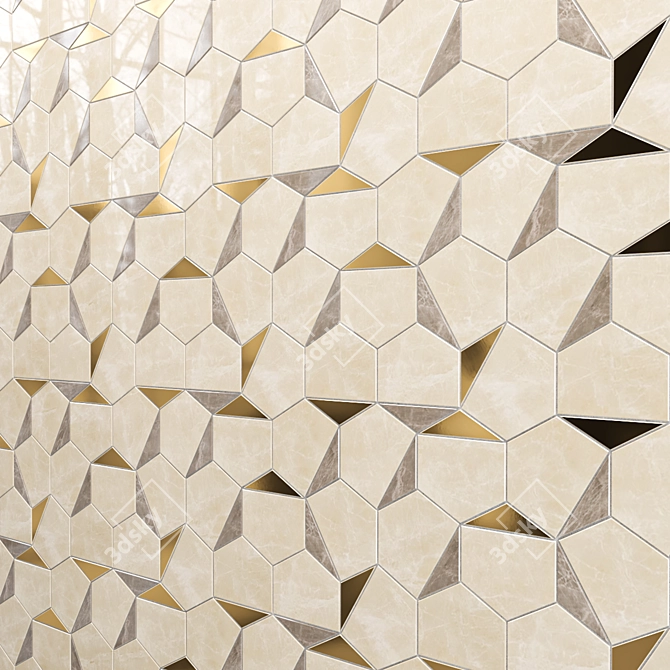 Marvel Edge Gold Hex Collection 3D model image 3