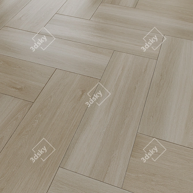 Lambro Wood-Effect Wall Tiles 3D model image 2