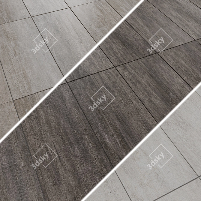 Acacia Ceramic Tiles, Various Colors, 20.1x50.2 cm 3D model image 7