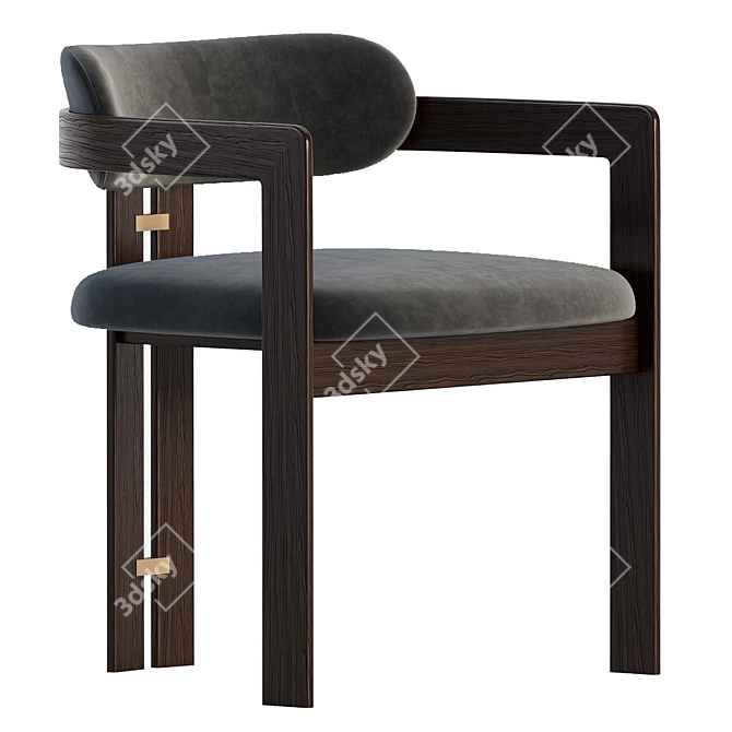 Sleek Kibo Chair 2017 Model 3D model image 3