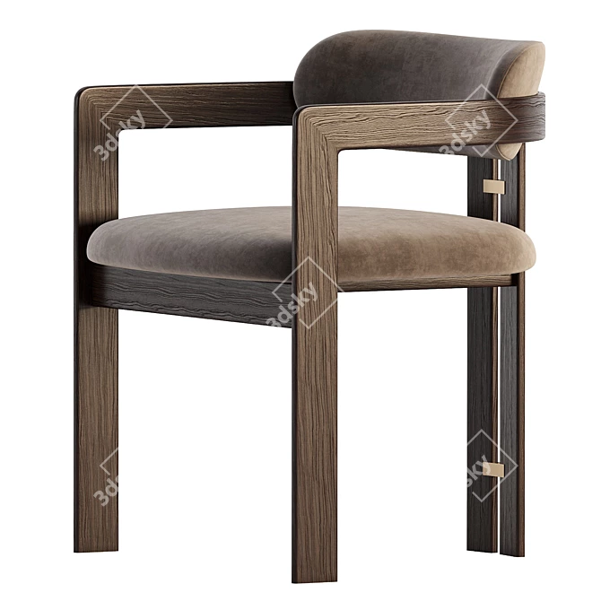 Sleek Kibo Chair 2017 Model 3D model image 5