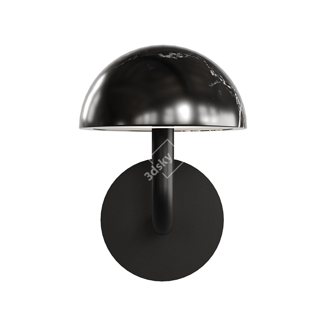 Modern Elegance Wall Sconce Light 3D model image 6