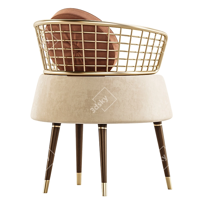 Modern Frida 2017 Chair 3D model image 2