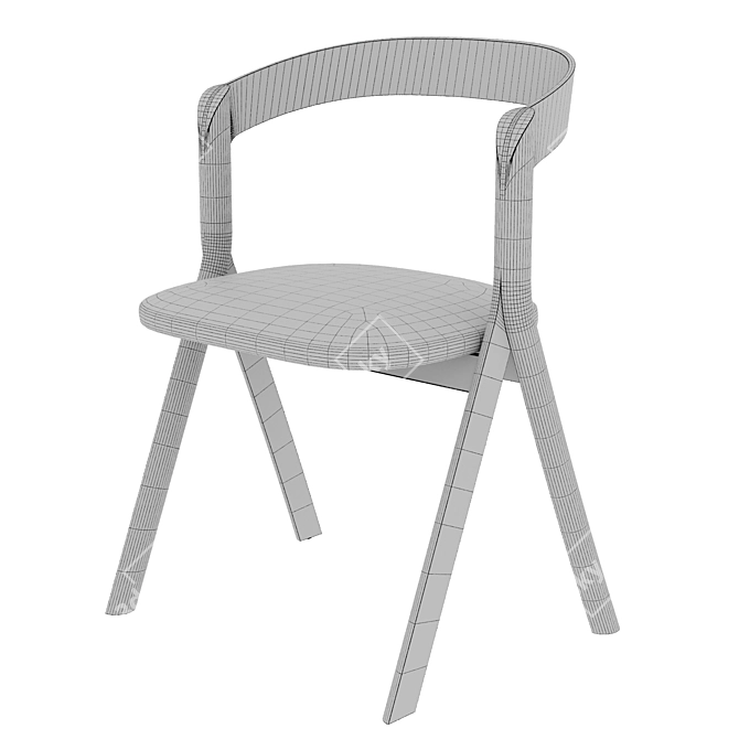 Modern Miniforms DIVERGE Chair 3D model image 6