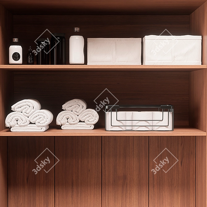 Laundry Room Decor Set 3D model image 3