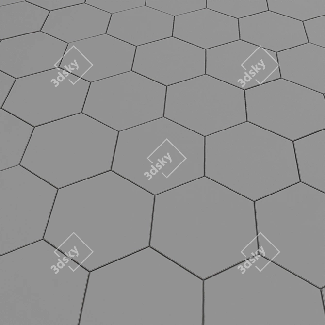 Brenta Beige Light Ceramic Tiles 3D model image 4