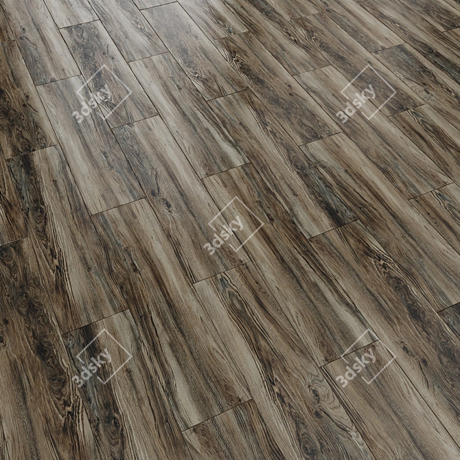Duvr Ceramic Edge Tiles 20x80 3D model image 4