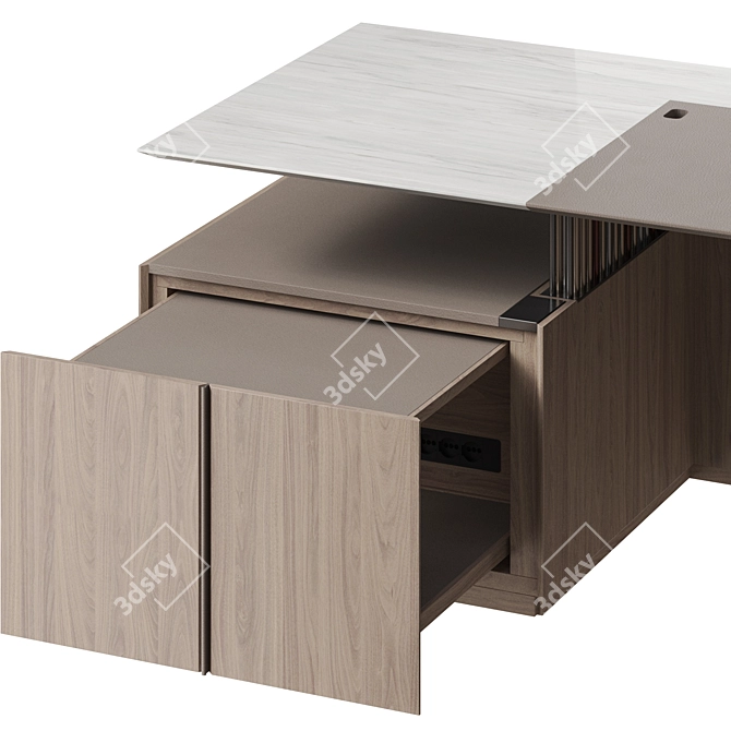 Modern Giorgetti G Code Desk 3D model image 3