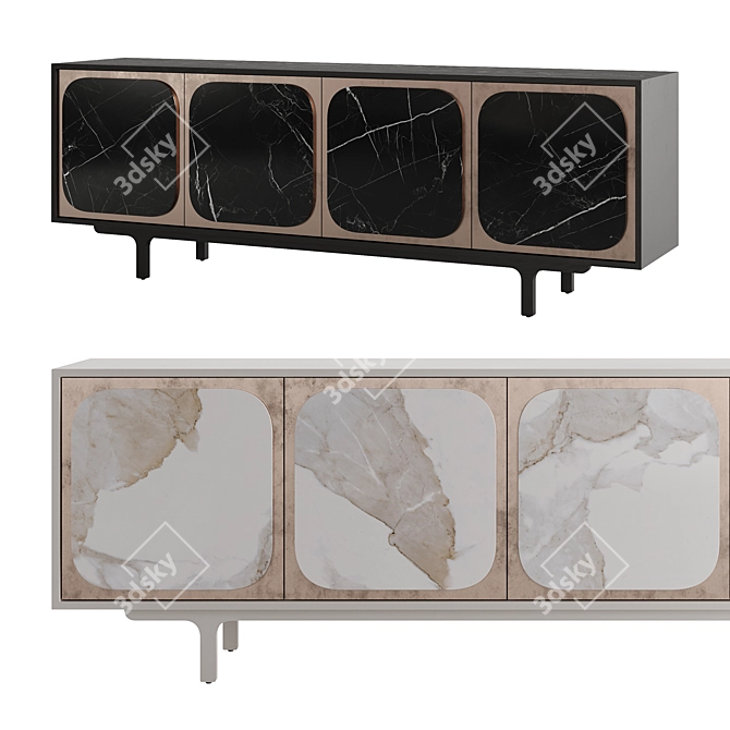 Morica Design Sideboard Margarette.4A 3D model image 1