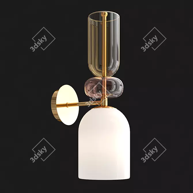 Modern Lumion Wall Sconce 38.5cm 3D model image 2