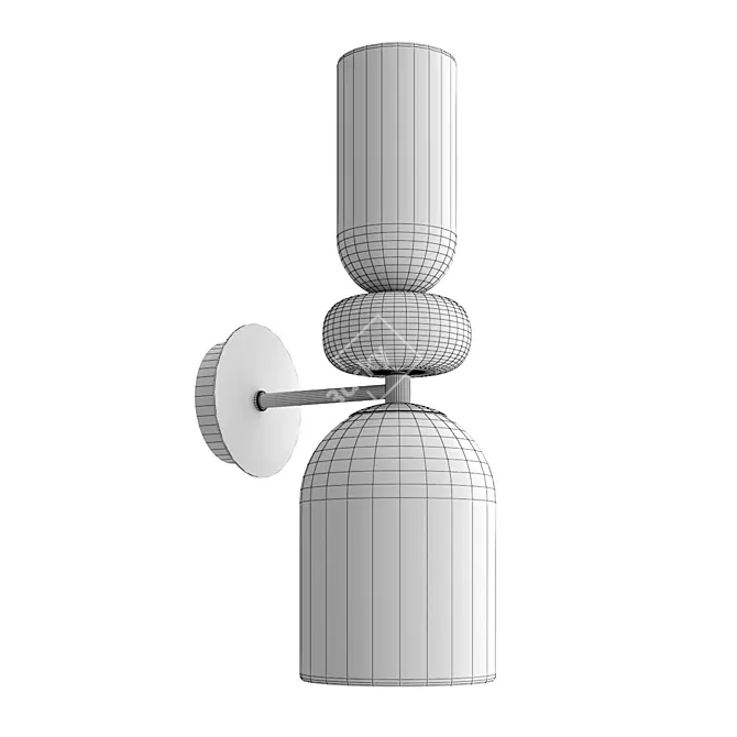 Modern Lumion Wall Sconce 38.5cm 3D model image 3