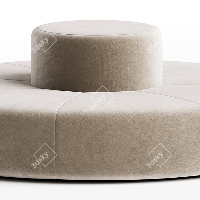 Stylish Keha Lawson Sofa 3D model image 2