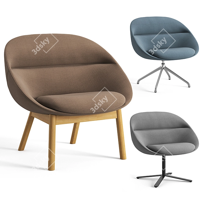 Elegant Cantarutti Cori Chair 3D model image 1