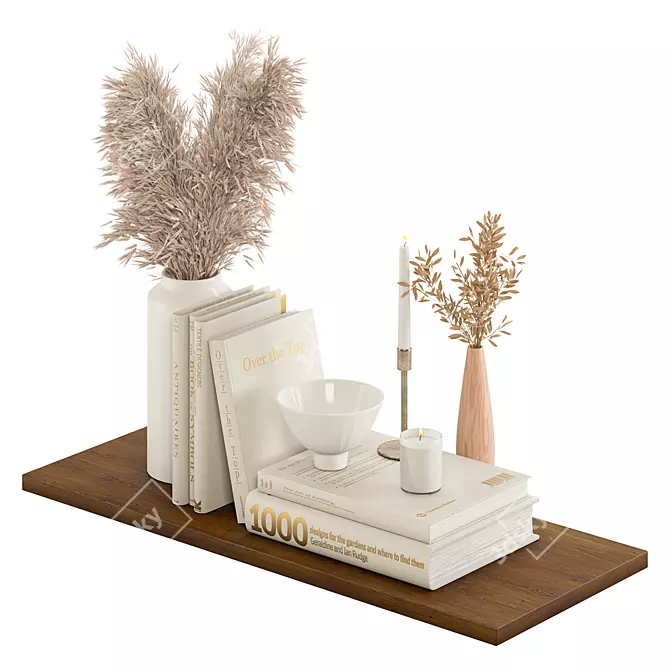 Elegant Decor Set No.28 3D model image 1