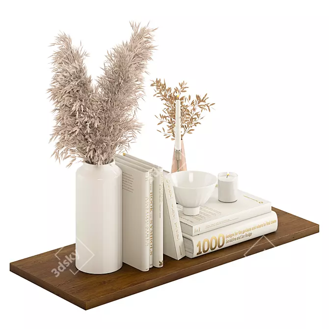 Elegant Decor Set No.28 3D model image 2
