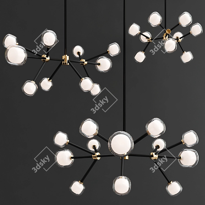 NABILA By Tooy Pendant Light 3D model image 3