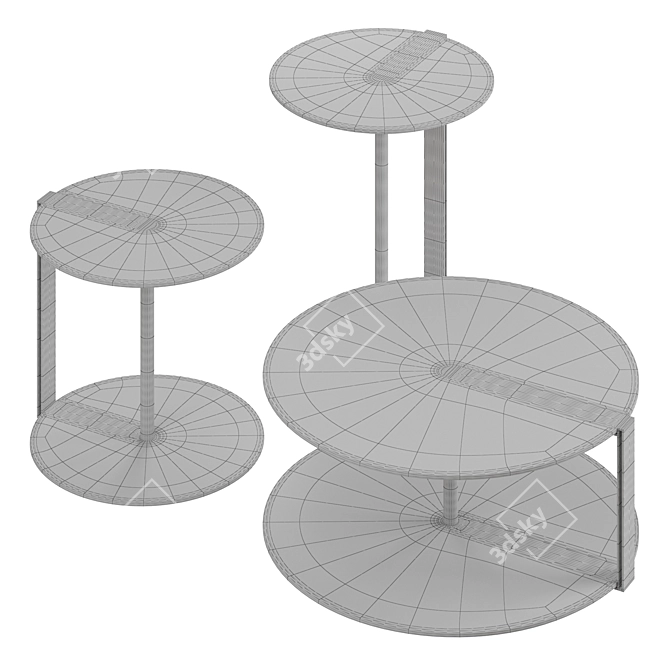 Giorgetti Clamp: Modern Polygon Design 3D model image 4