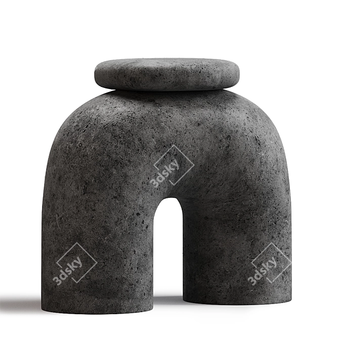 Ancient-inspired TRNK Chair Collection 3D model image 2