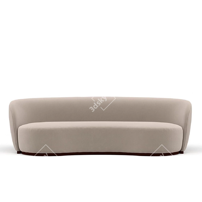 Scandinavian Style Stockholm Sofa 3D model image 3