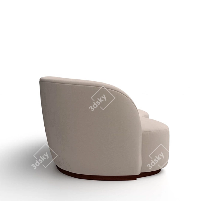 Scandinavian Style Stockholm Sofa 3D model image 4