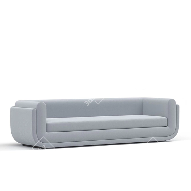 Nordic Charm Copenhagen Sofa 3D model image 2