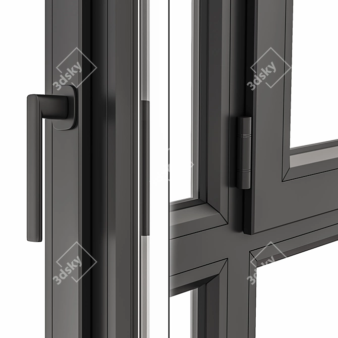 Versatile Modern Window Set. 3D model image 2