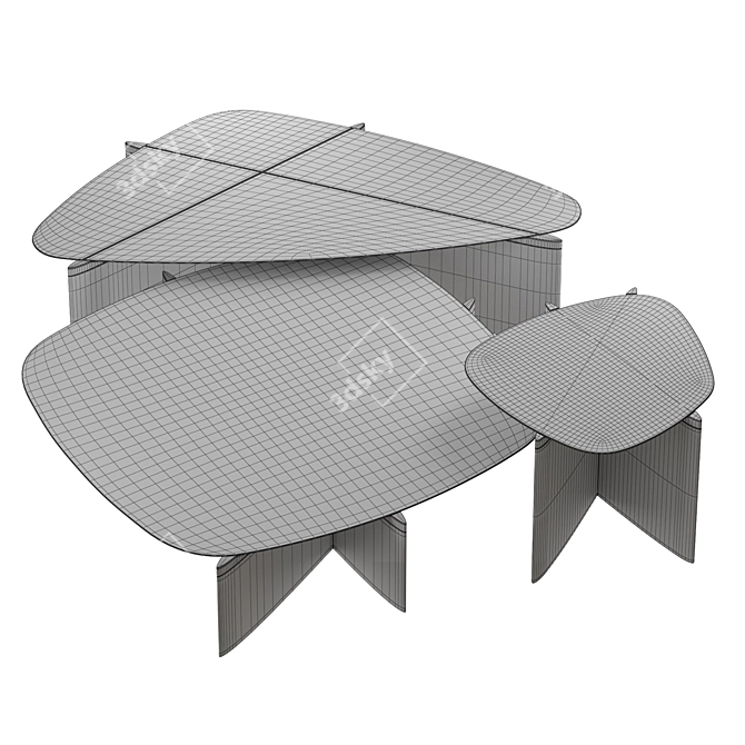 Innovative Giorgetti Ray Table 3D model image 5