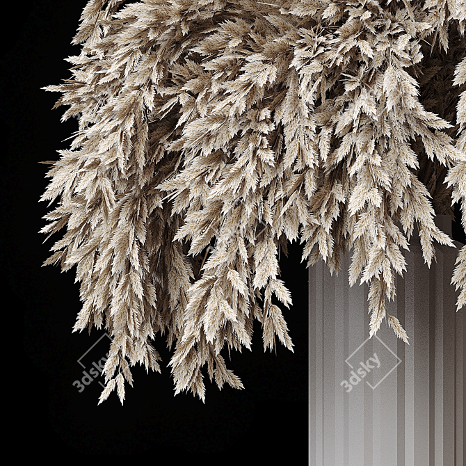Pampas Bouquet 3D Model Export 3D model image 2