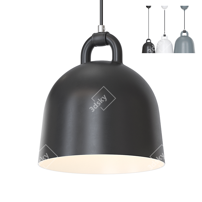 Scandium Pendant Lamp - Nordic Style 3D model image 1