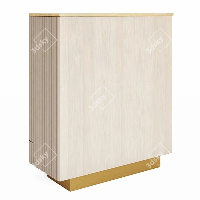 Luxurious Cocktail Cabinet with Style 3D model image 3