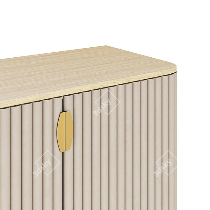 Luxurious Cocktail Cabinet with Style 3D model image 5