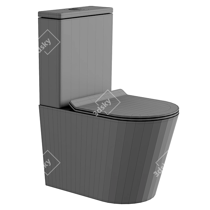 Orans WM9908 Compact Toilet 3D model image 3