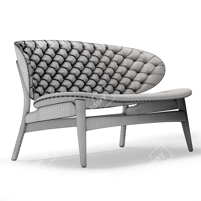 Baxter Dalma Sofa Collection 3D model image 6